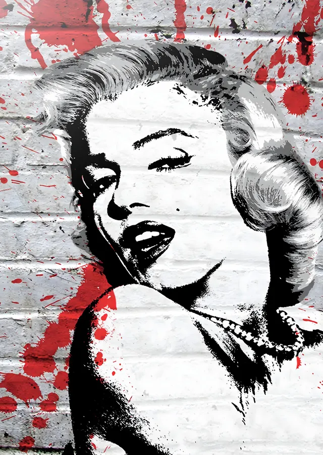 Marilyn Monroe metal tablo