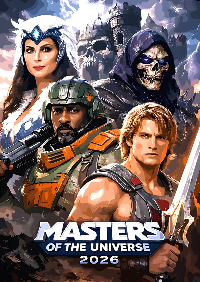 Masters of the Universe - 2026 Afişi metal tablo