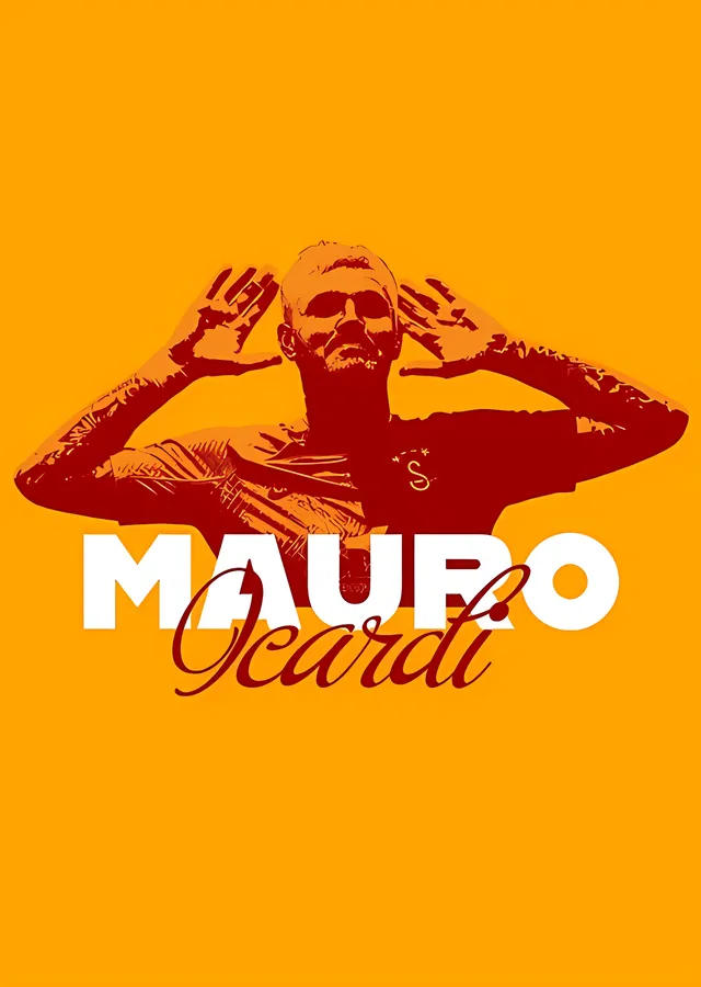 Mauro Icardi Gol Sevinci metal tablo