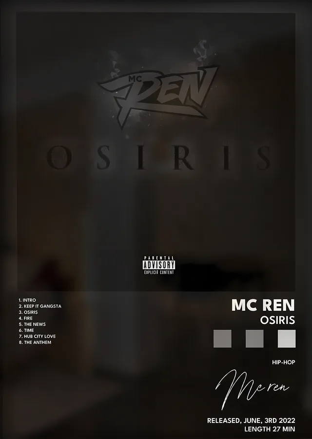 MC Ren: Osiris metal tablo