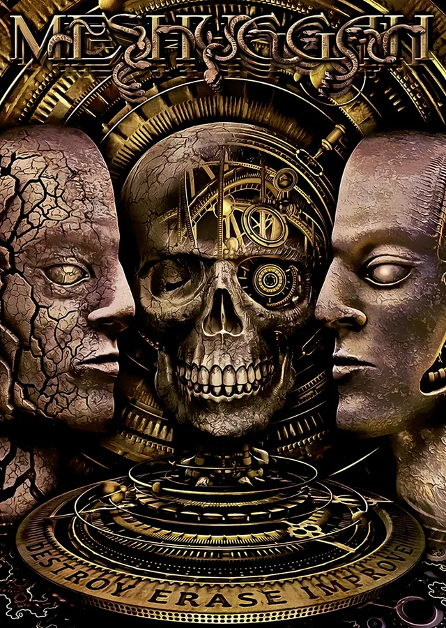 Meshuggah - Destroy Erase Improve metal tablo