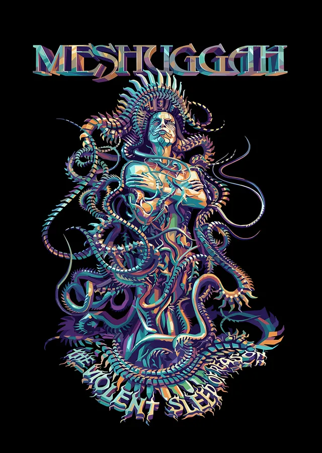Meshuggah - The Violent Sleep of Reason metal tablo