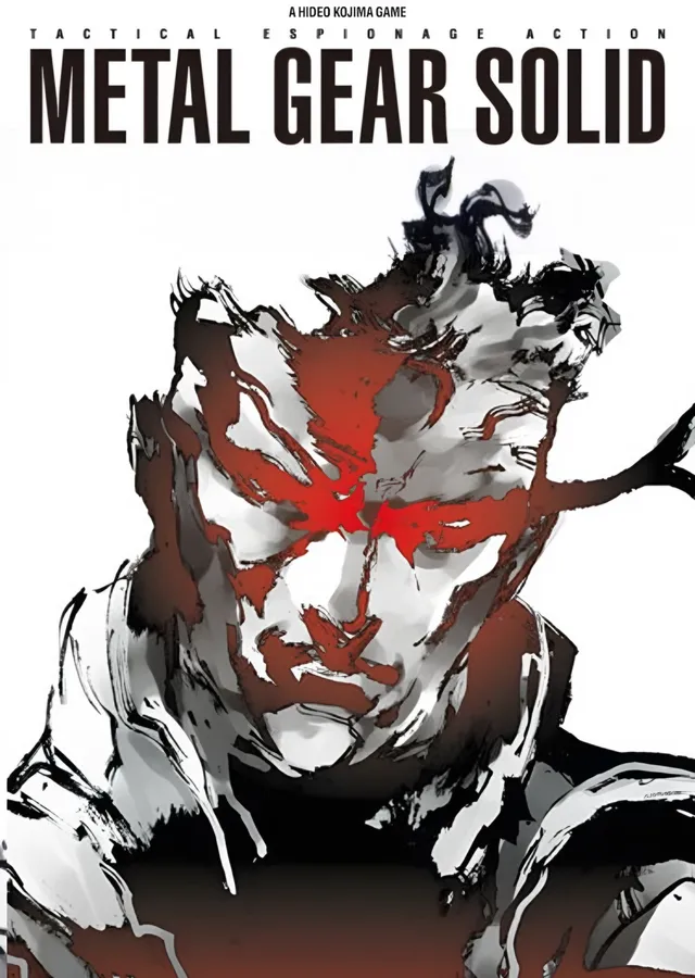Metal Gear Solid - Mürekkep Portre metal tablo