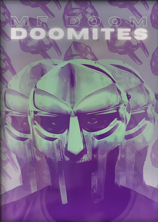 MF DOOM: Doomites metal tablo