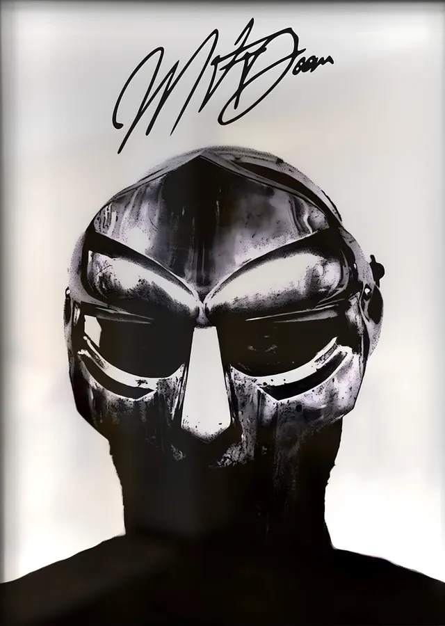 MF DOOM: İmza metal tablo