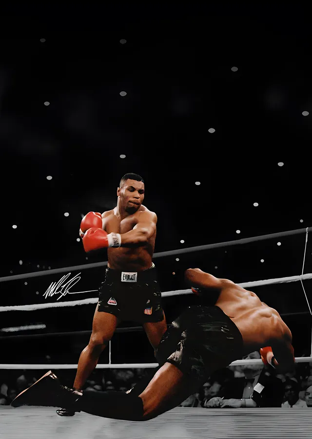 Mike Tyson - Nakavt metal tablo