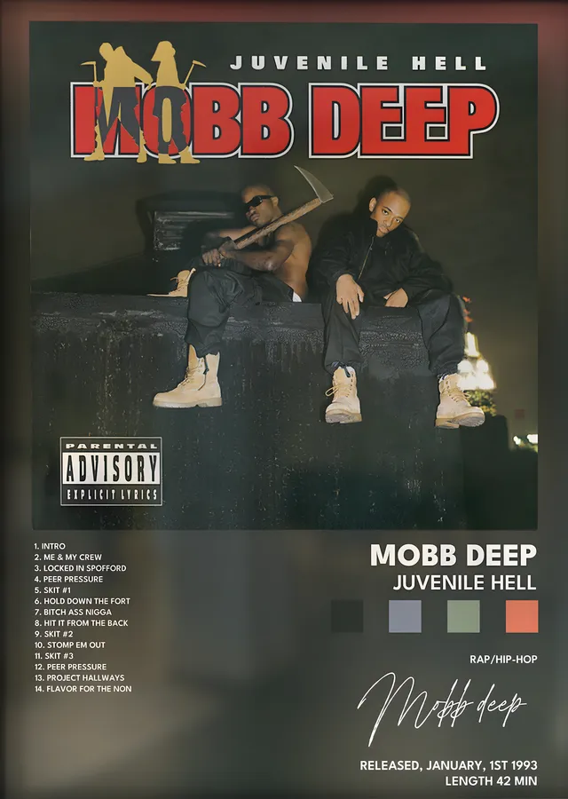 Mobb Deep: Juvenile Hell metal tablo