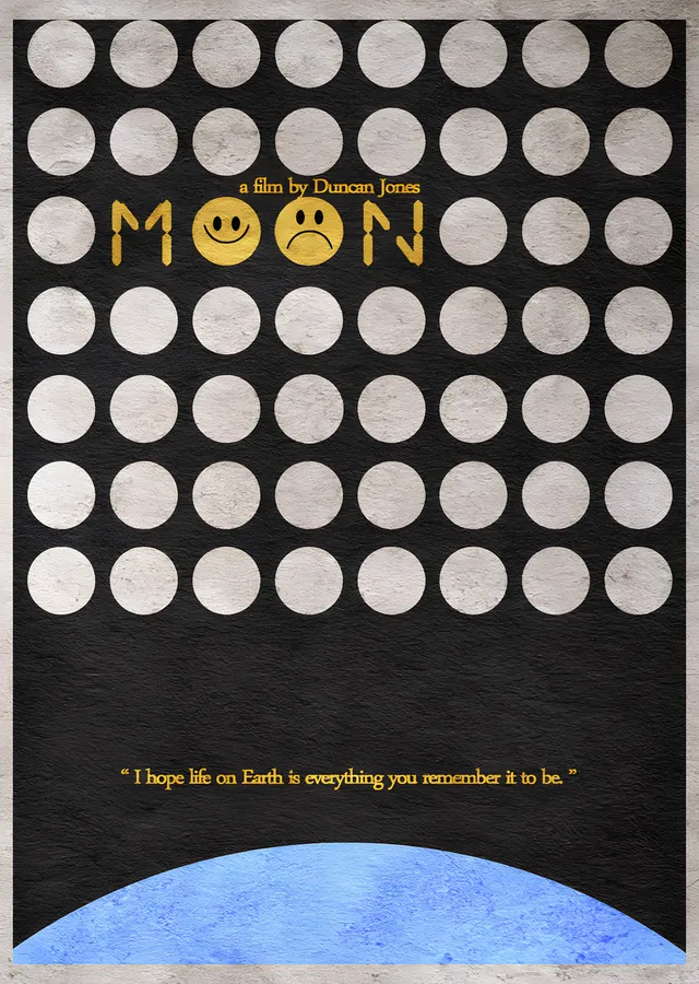Moon metal tablo