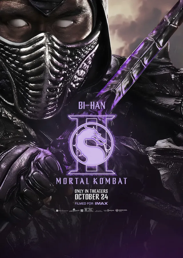 Mortal Kombat II Bi-Han metal tablo