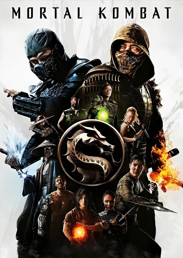 Mortal Kombat Kadro Amblemi metal tablo