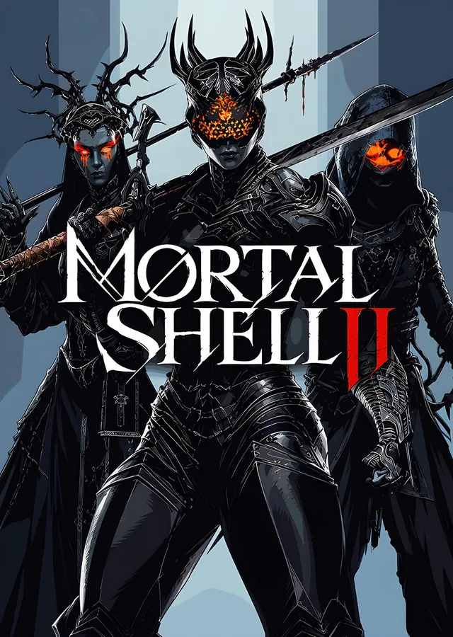 Mortal Shell II: Boynuzlu Üç Kabuk metal tablo