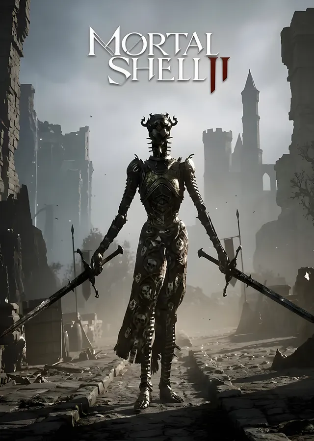 Mortal Shell II: Harabede Boynuzlu Kılıç Ustası metal tablo