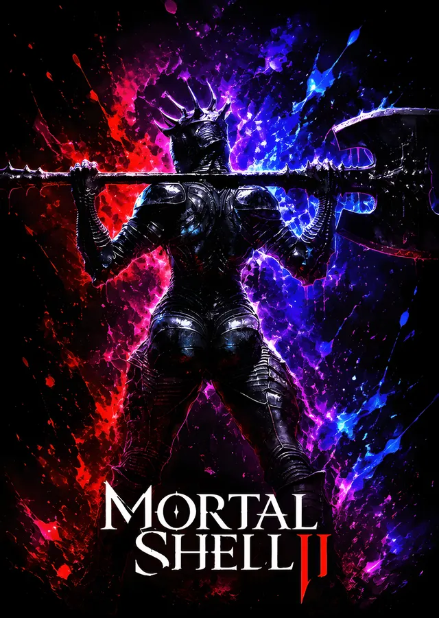 Mortal Shell II: Yıldızlarda Baltalı Silüet metal tablo