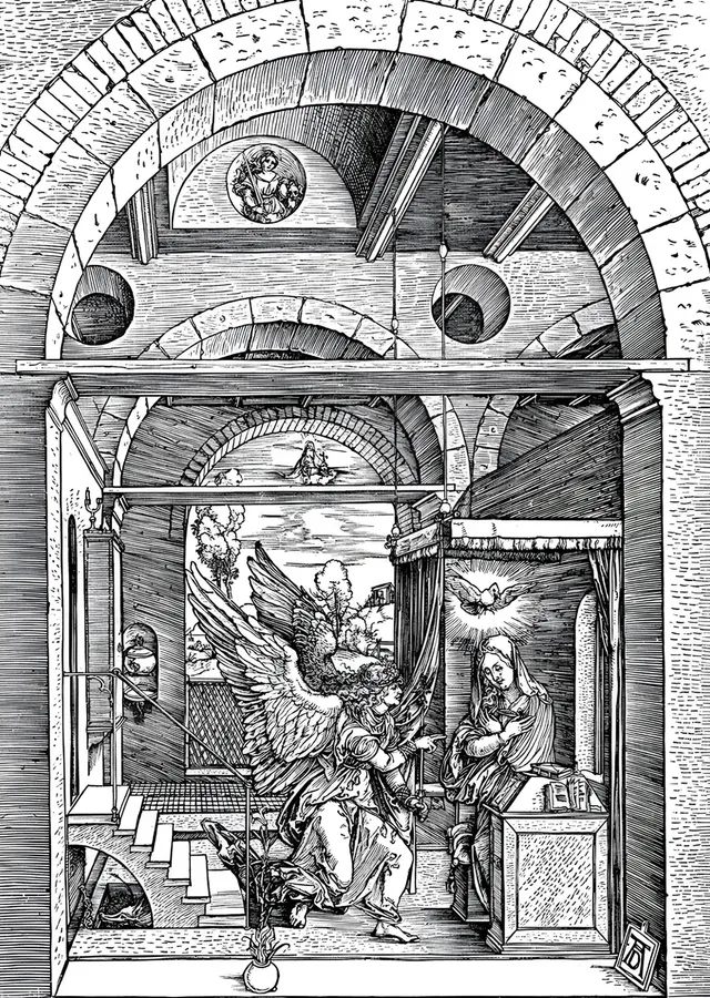 Müjde - Albrecht Dürer metal tablo