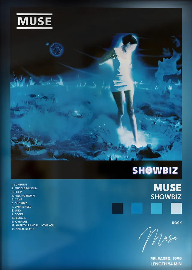 Muse: Showbiz metal tablo