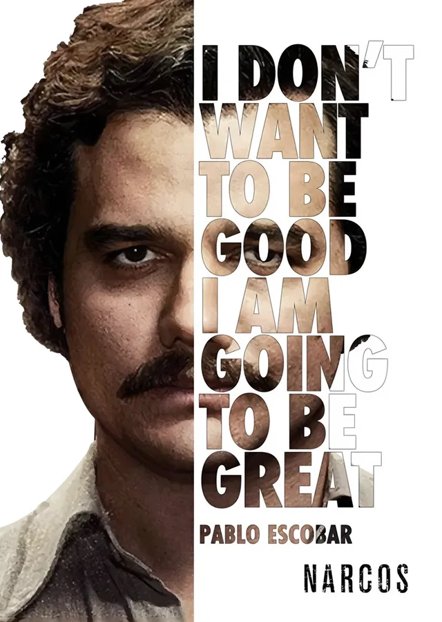 Narcos - Going To Be Great metal tablo
