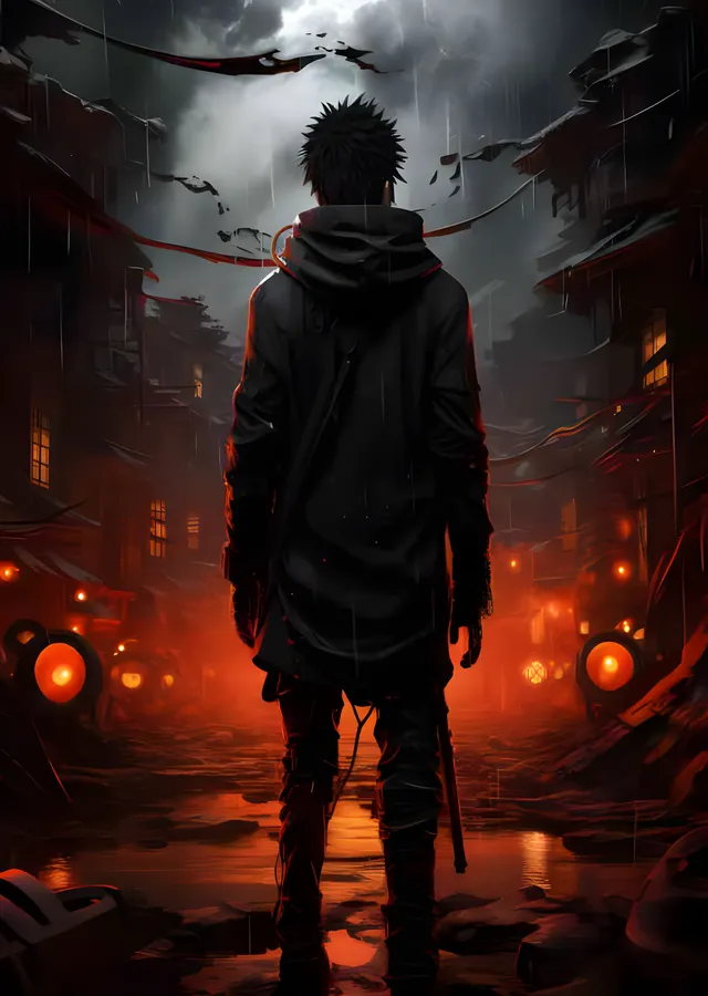 Naruto - Distopya Harabelerinde metal tablo