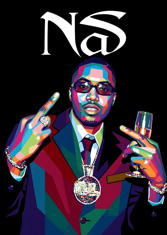 Nas - WPAP Renk Blokları metal tablo