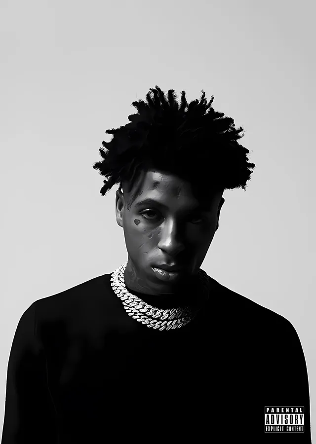 NBA YoungBoy - Sade Portre metal tablo