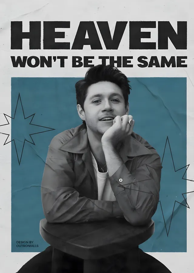 Niall Horan: Heaven Won't Be the Same metal tablo