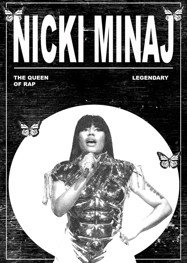 Nicki Minaj: The Queen of Rap metal tablo