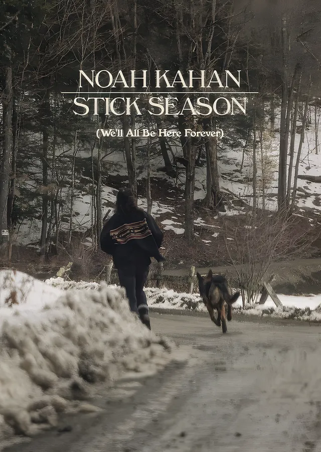 Noah Kahan: Stick Season Karlı Yol metal tablo
