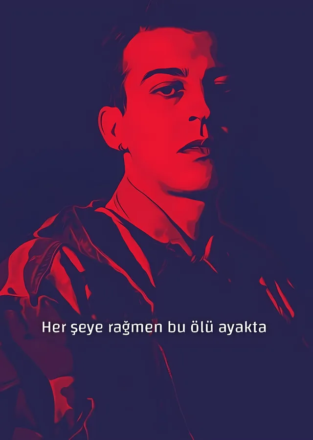 Norm Ender - Bu Ölü Ayakta metal tablo