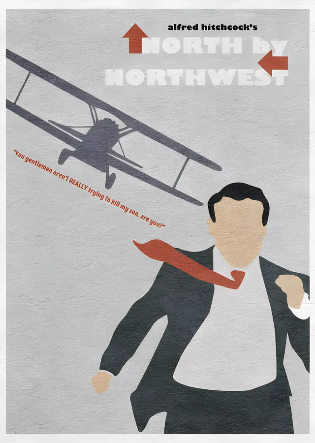North by Northwest metal tablo