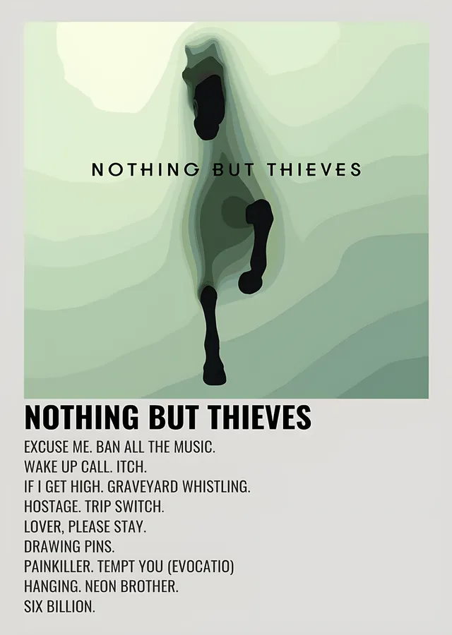 Nothing But Thieves - Şarkı Listesi metal tablo