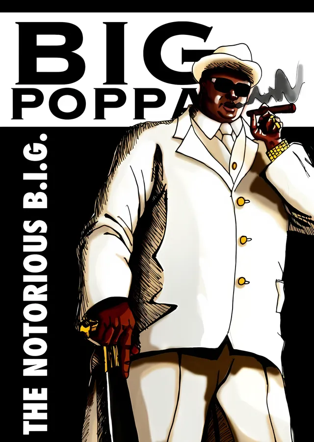 Notorious B.I.G.: Big Poppa metal tablo