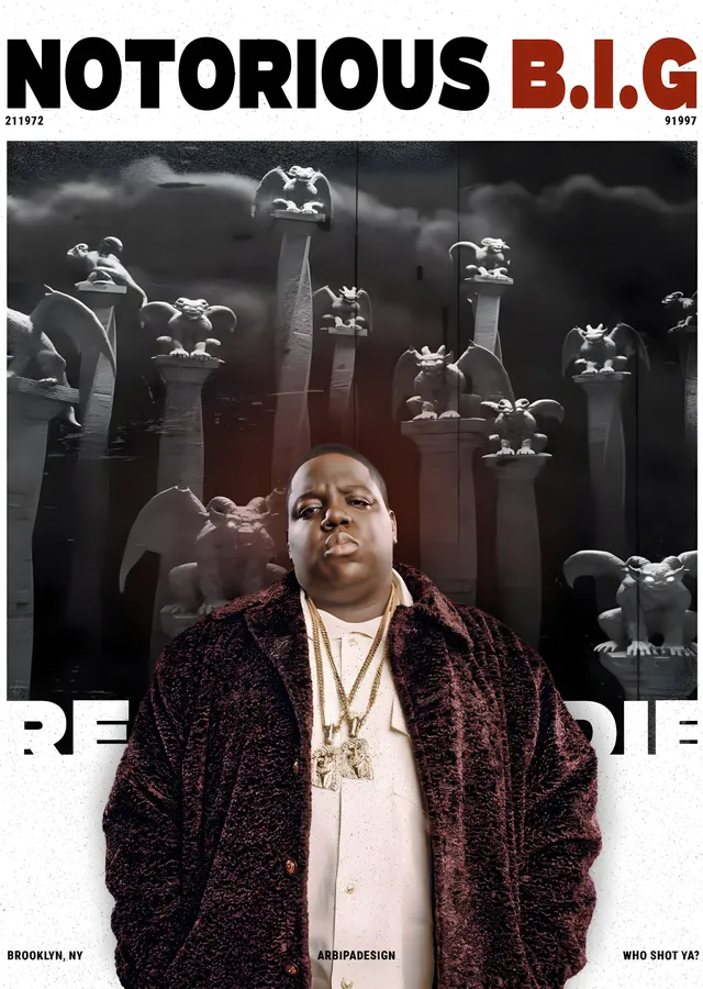 Notorious B.I.G.: Gargoyle Kulesi metal tablo