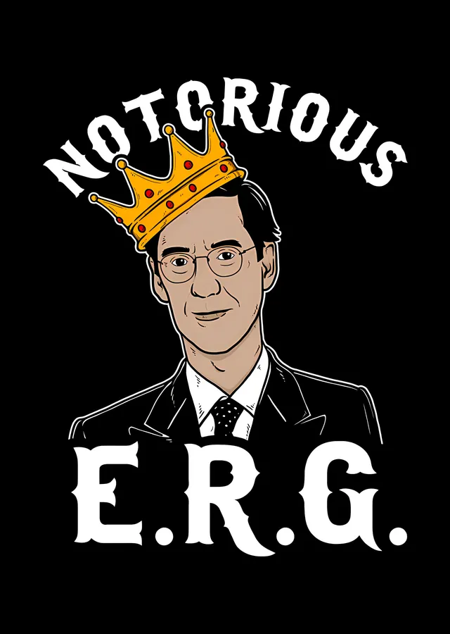 Notorious E.R.G.: Taçlı Vektör Parodi metal tablo