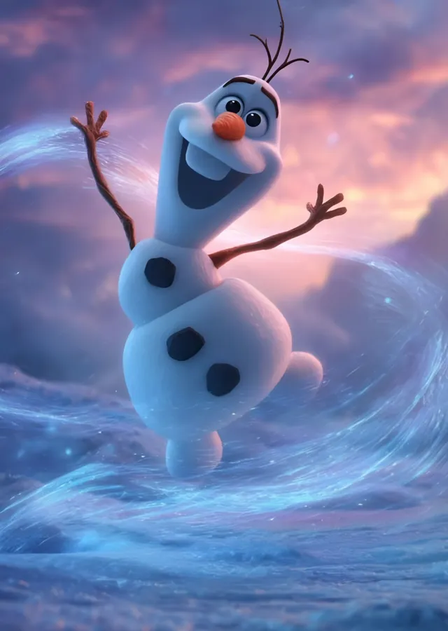 Olaf - Kar Dansı metal tablo