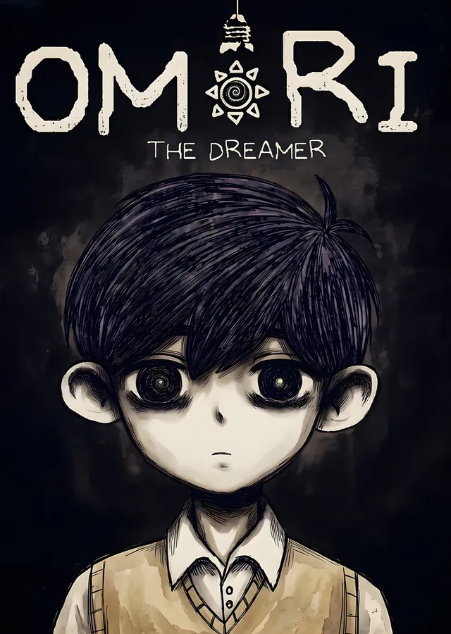 Omori The Dreamer: Boş Bakışlı Portre metal tablo