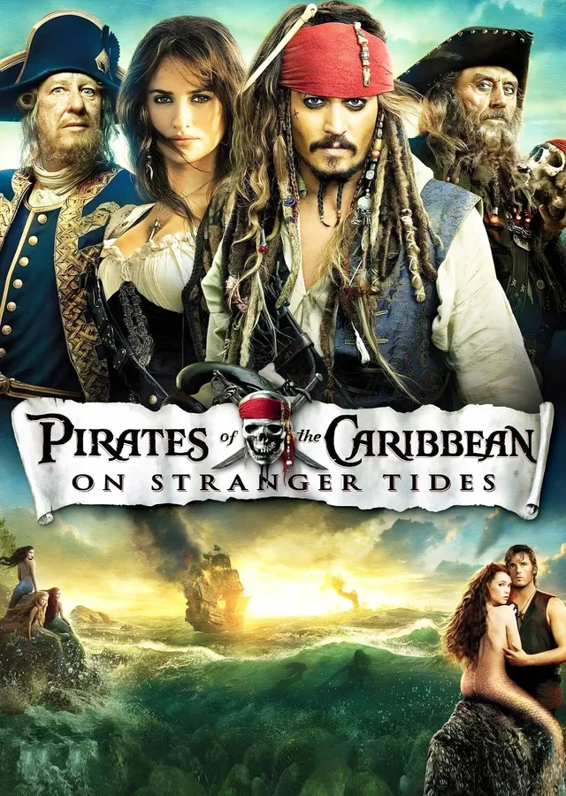 On Stranger Tides Kadro Afişi metal tablo