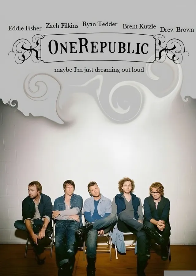 OneRepublic - Bank Üstünde metal tablo