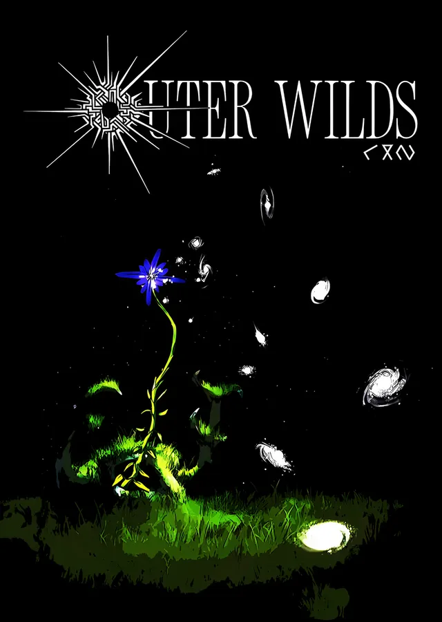 Outer Wilds: Karanlıkta Işıldayan Bitki metal tablo