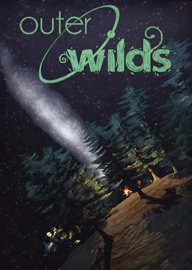 Outer Wilds: Ormanda Kuyruklu Yıldız İzi metal tablo
