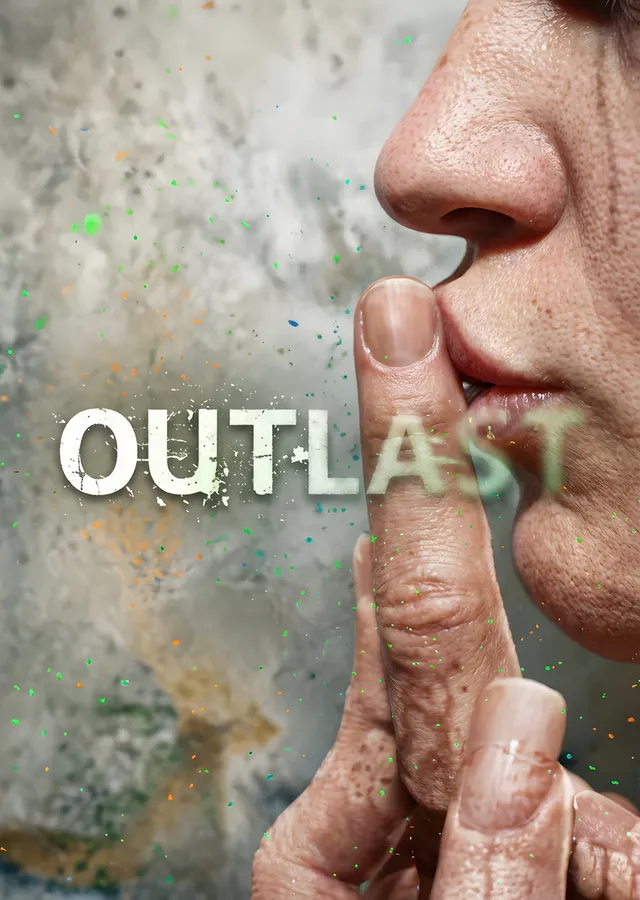 Outlast: Dudağa Götürülen Parmak metal tablo
