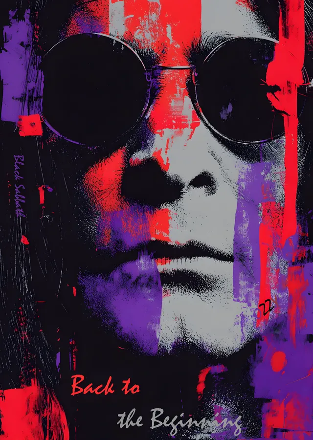 Ozzy Osbourne: Back to the Beginning metal tablo