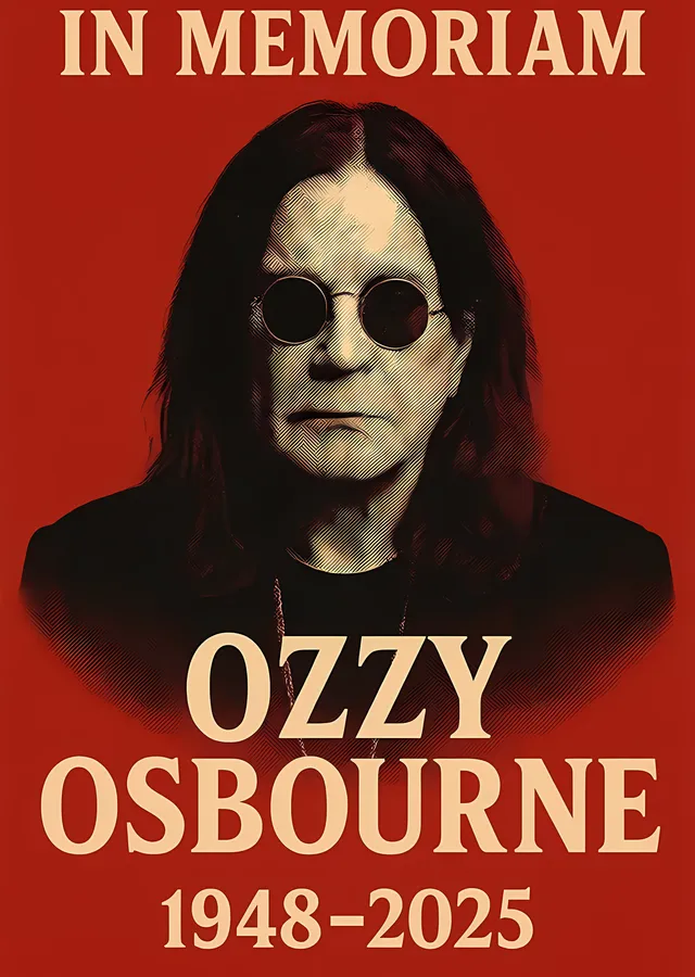 Ozzy Osbourne: In Memoriam metal tablo