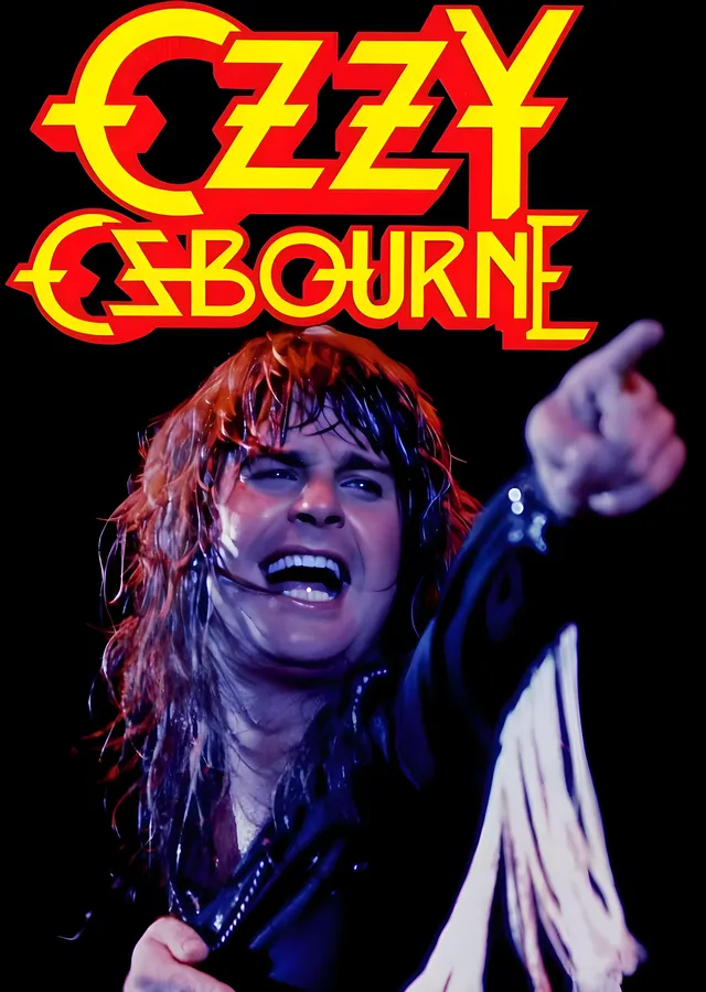 Ozzy Osbourne: Sahneden İşaret metal tablo