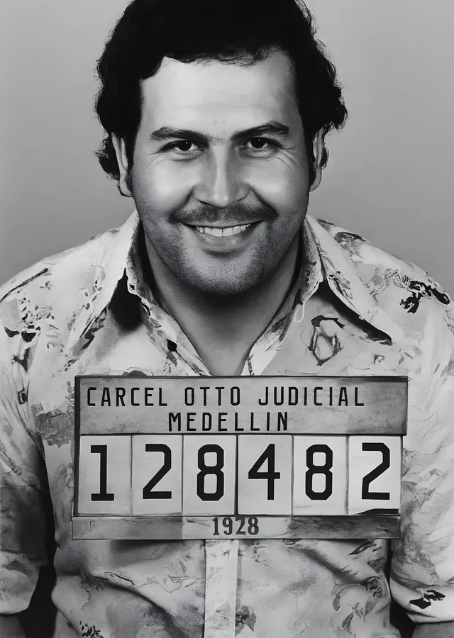 Pablo Escobar - Medellín Künyesi metal tablo