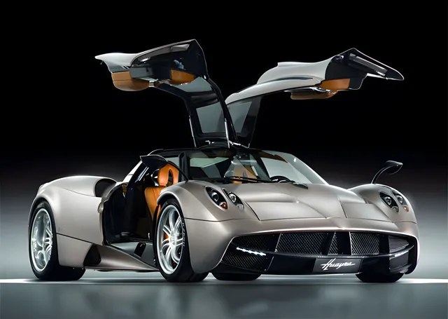 Pagani Huayra - Kelebek Kapılar metal tablo