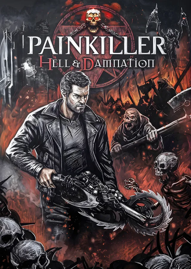 Painkiller Hell and Damnation: İskeletlerin Ortasında Avcı metal tablo