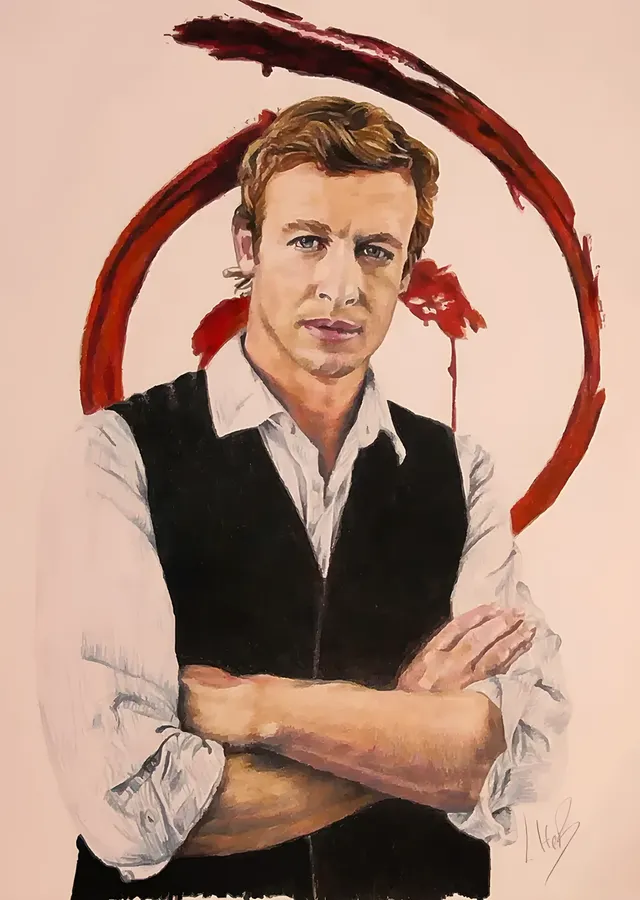 Patrick Jane - The Mentalist metal tablo