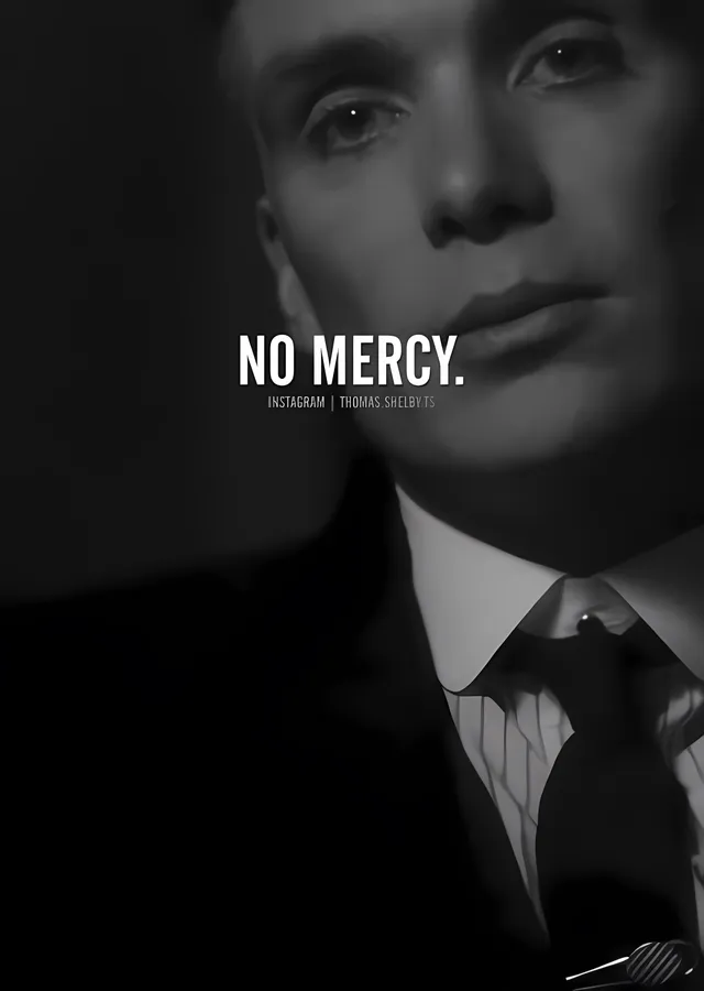 Peaky Blinders - No Mercy metal tablo