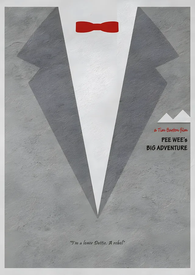 Pee-wee's Big Adventure metal tablo
