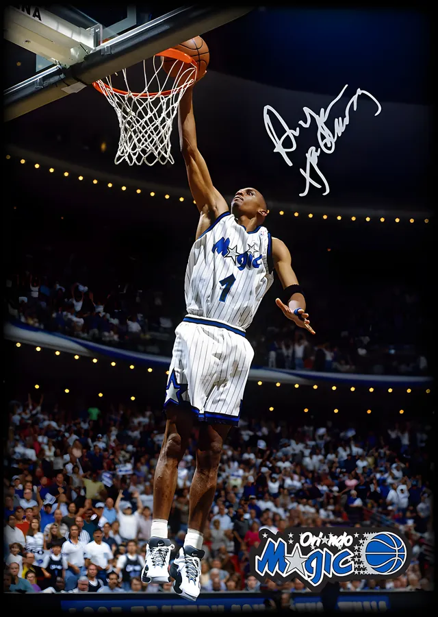 Penny Hardaway - Klasik Smaç metal tablo