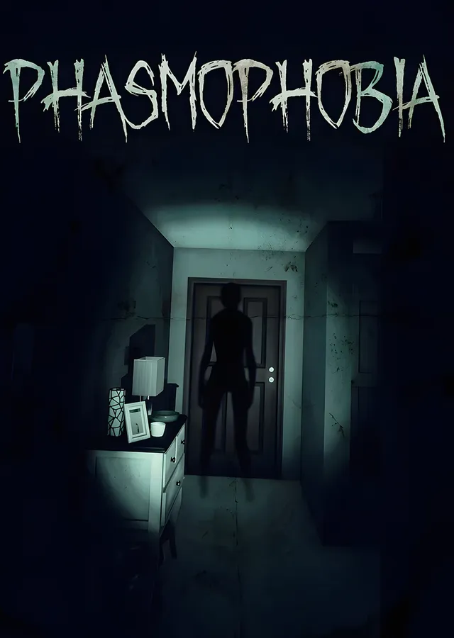 Phasmophobia: Koridordaki Hayalet Silüeti metal tablo